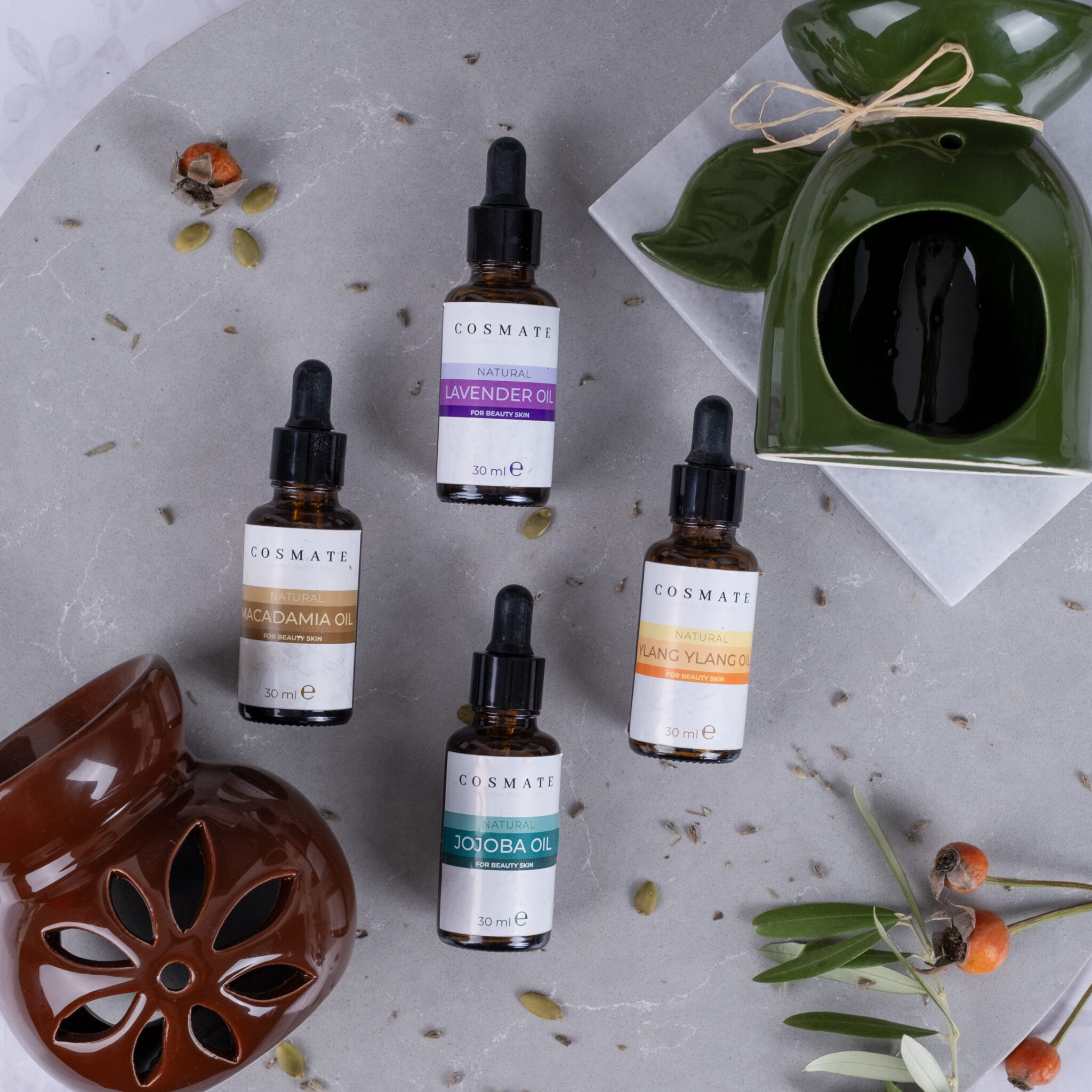 Cosmate | Together Better Life - Buhurdanlıklı Aromaterapi Bakım Seti